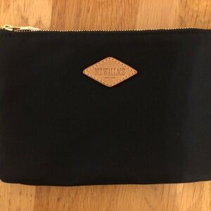 MZ Wallace Pouch Travel Bag Organizer Cosmetic Makeup Bag Black